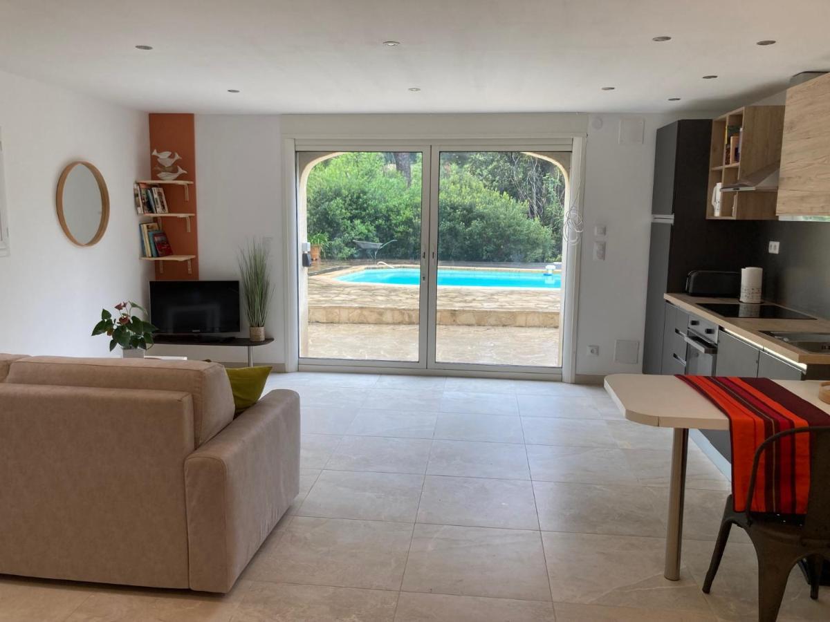 Superbe T2 Dans Villa Entre Calanques Et Colline Marseille Exterior photo
