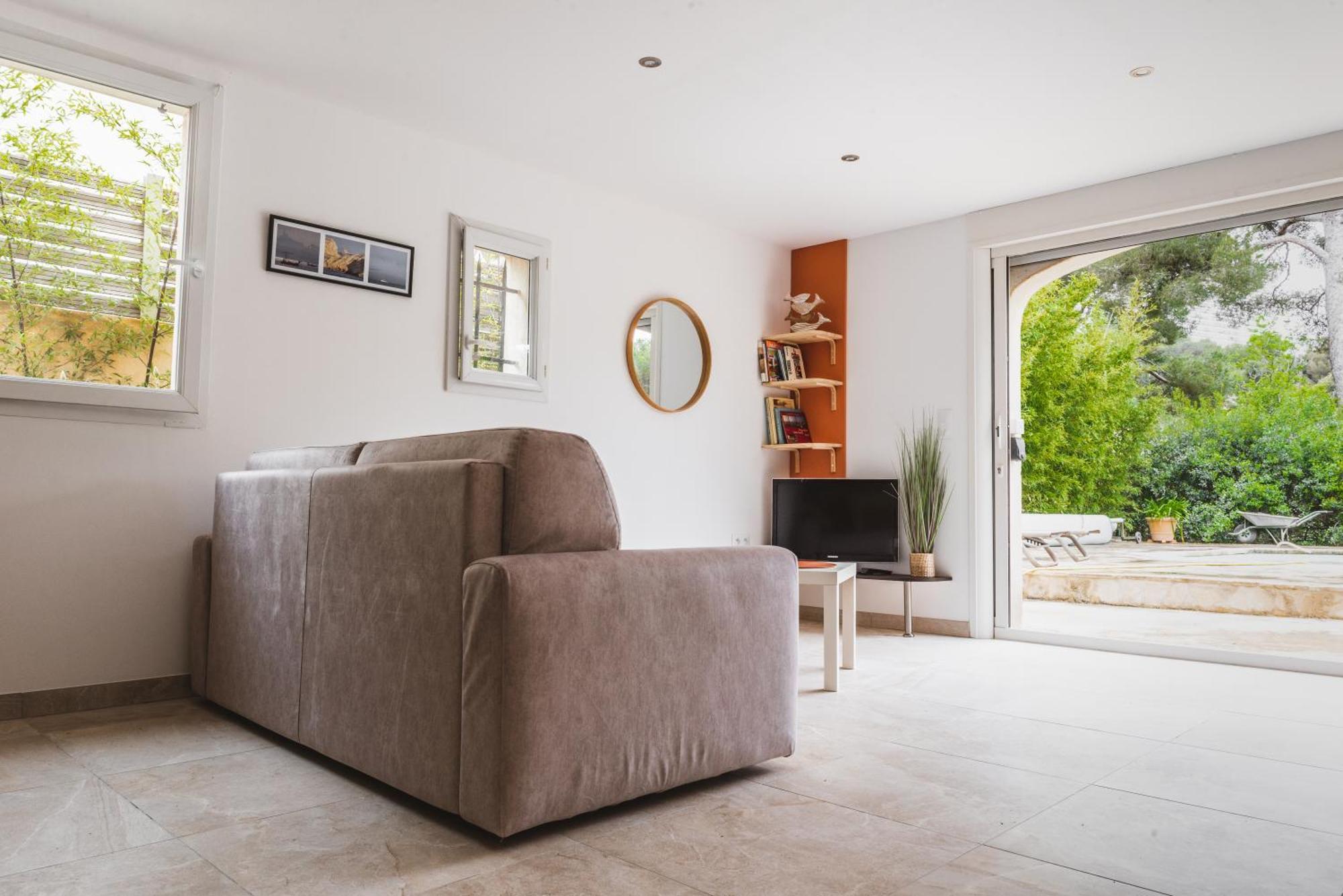 Superbe T2 Dans Villa Entre Calanques Et Colline Marseille Exterior photo